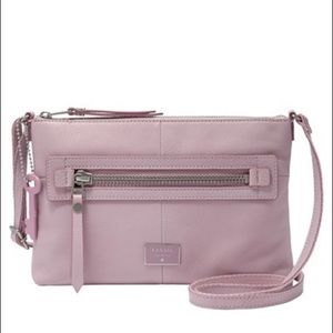 Fossil Lavender Dawson Crossbody Shoulder Bag